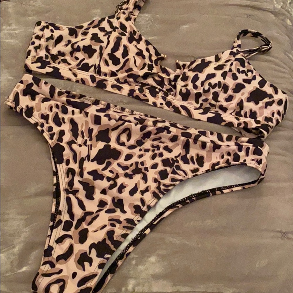 Cheetah Print SHEIN Bikini NWT